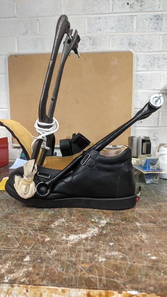 Shoe modification for comfort